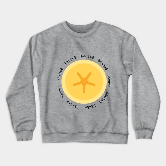 banana Crewneck Sweatshirt by zzzozzo